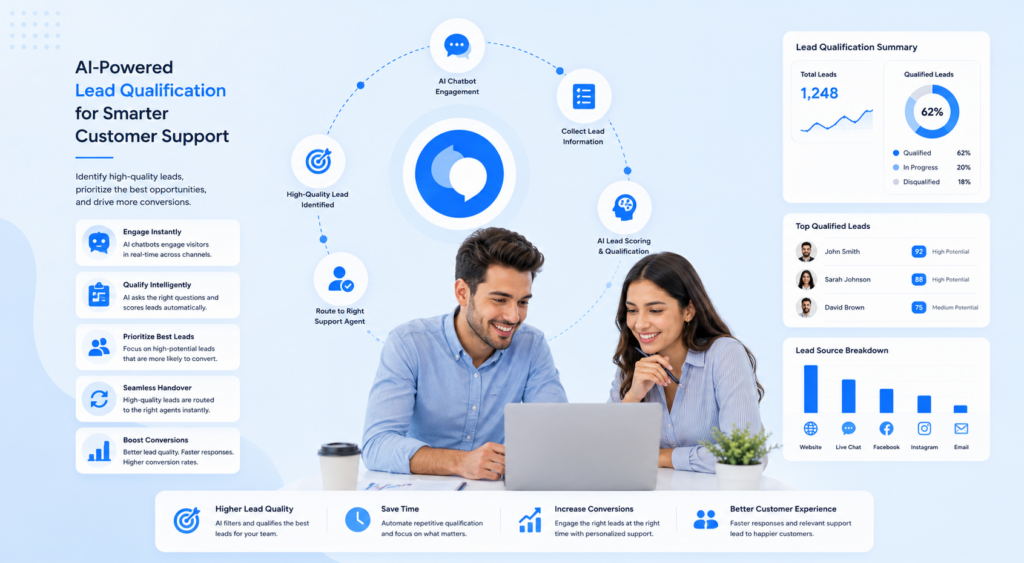 AI lead qualification for customer support