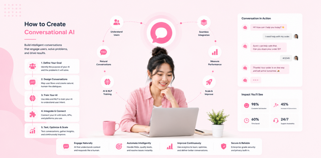 how to create conversational AI