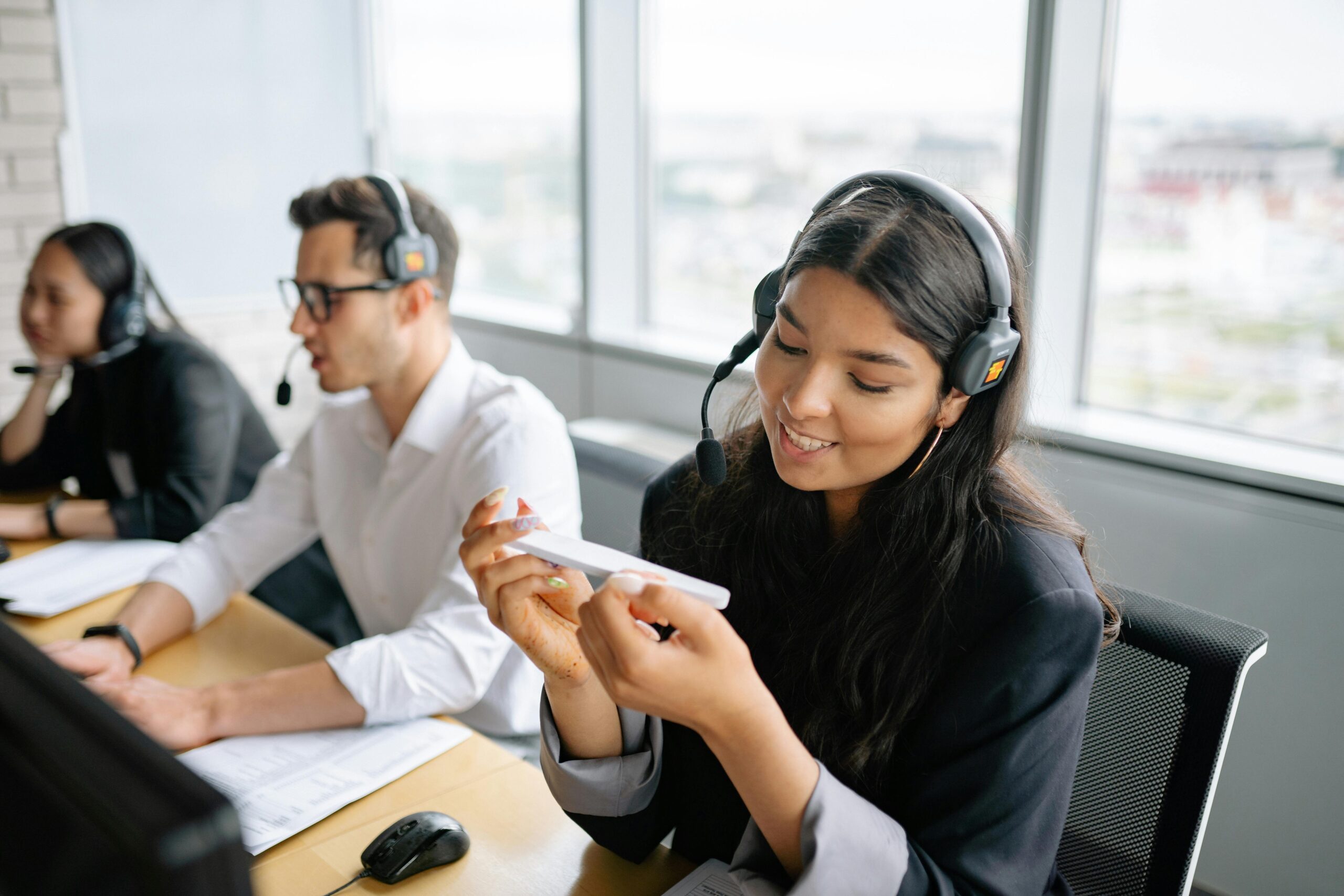Customer support automation workflow showing AI handling tickets with escalation to human agents