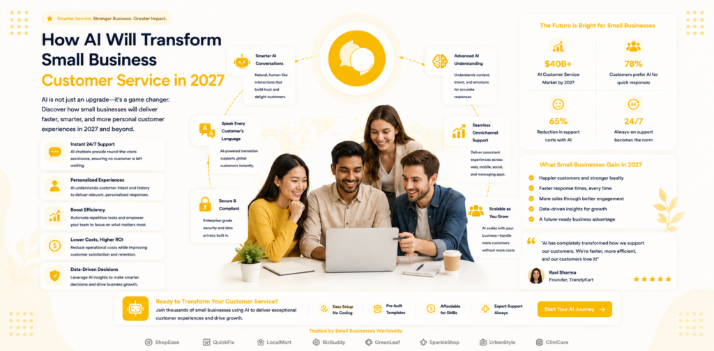 AI small business customer service future
