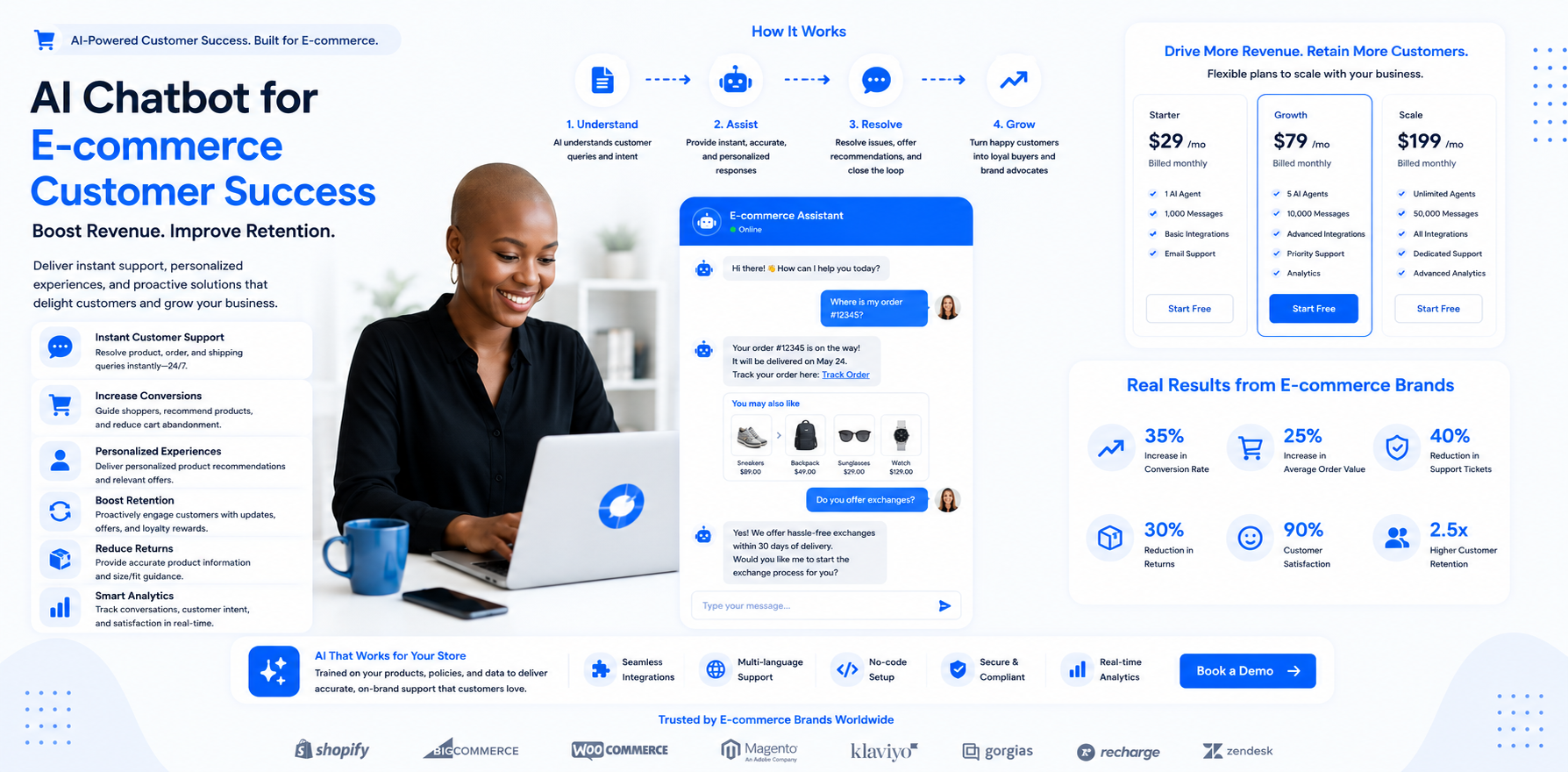 chatbot for ecommerce customer success